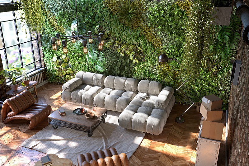 Nowoczesny ogród – wertykalne rośliny w Twoim domu lub biurze